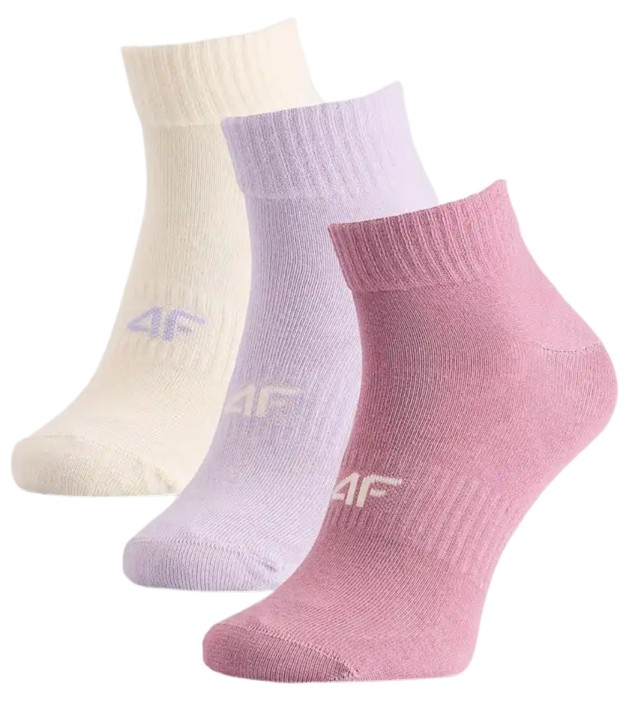 4F USOCF448 3-Pack Casual Socks - Women's