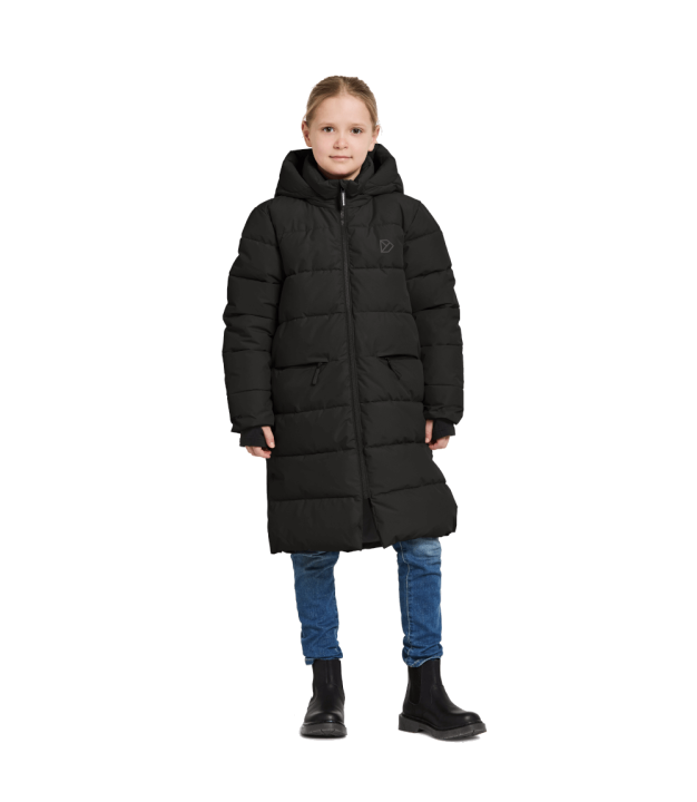 Didriksons Olivin Kids Long Parka, black