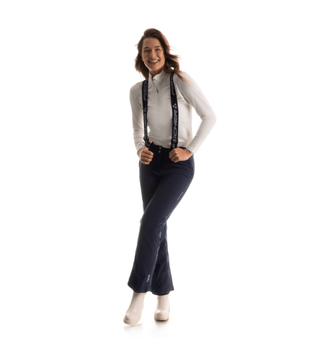 Fischer Neo Form Women's Ski Pants, Navy