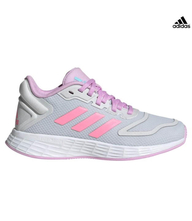 adidas Duramo 10 Kids Shoes, Dash Grey/Beam Pink/Bliss Lilac