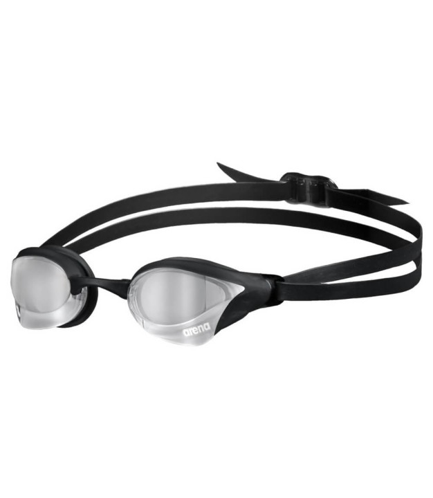 Arena Cobra Core Swipe Mirror, Silver/Black