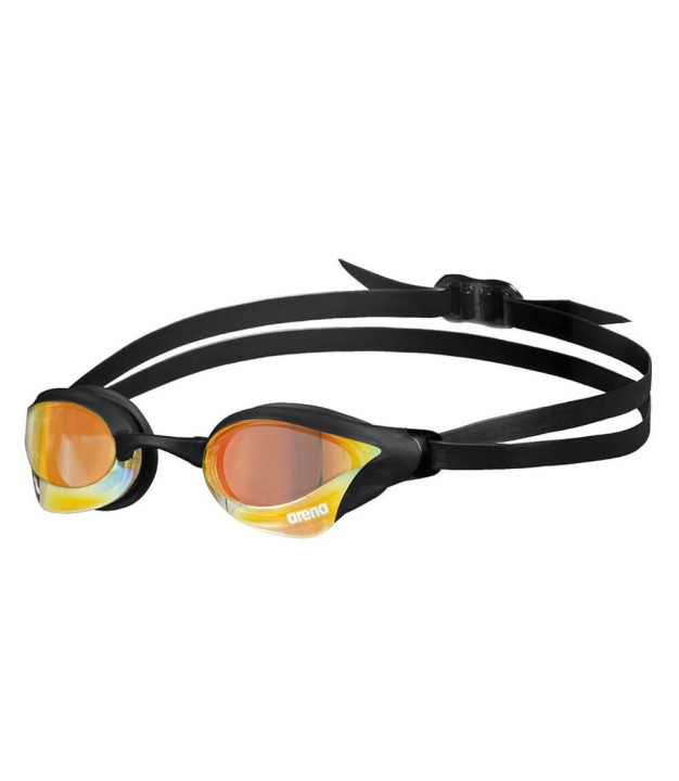 Arena Cobra Core Swipe Mirror, Yellow Copper/Black
