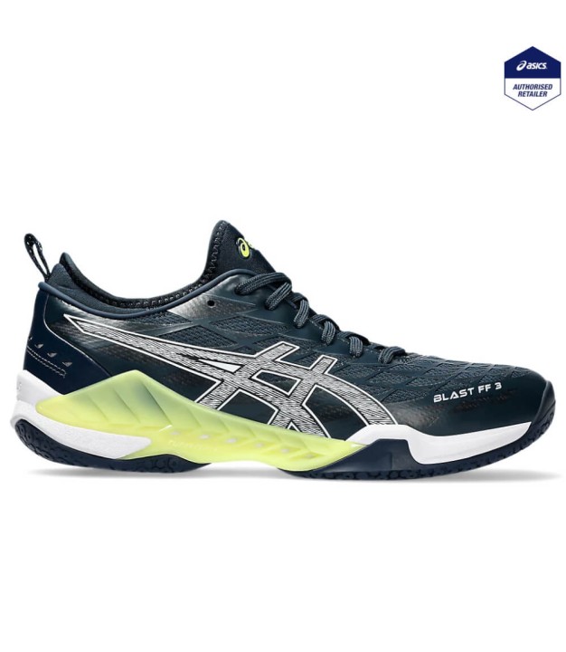 Asics Blast FF 3 Men's Indoor Shoes, French Blue/White