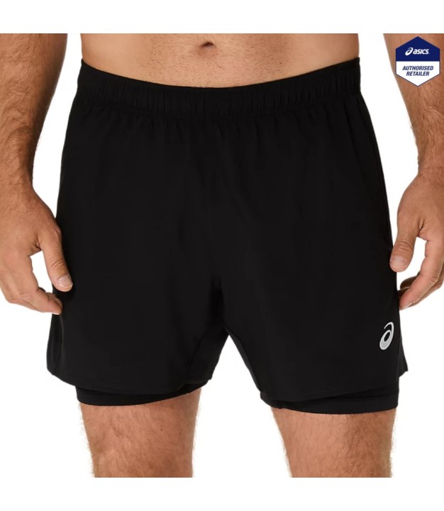 Asics Core 2in1 5" Running Shorts - Men's