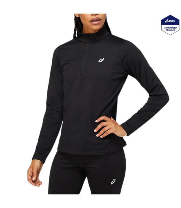 Asics Core LS 1/2 Zip Women's Winter Top, Black