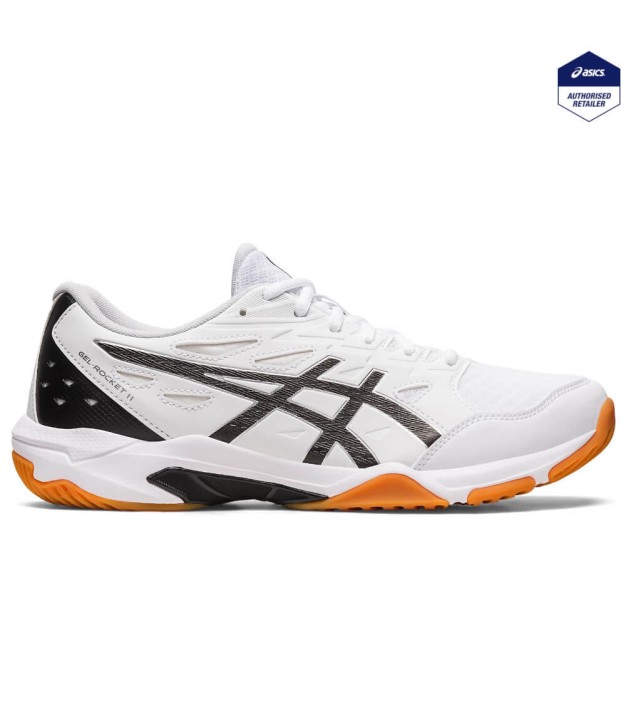 Asics Gel-Rocket 11 Men's Shoes, White/Pure Silver