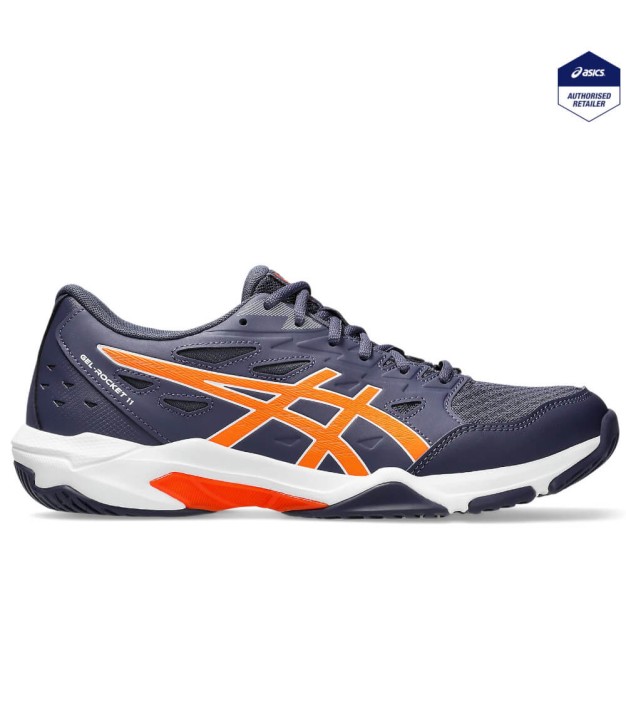 Asics Gel-Rocket 11 Men's Shoes, White/Pure Silver