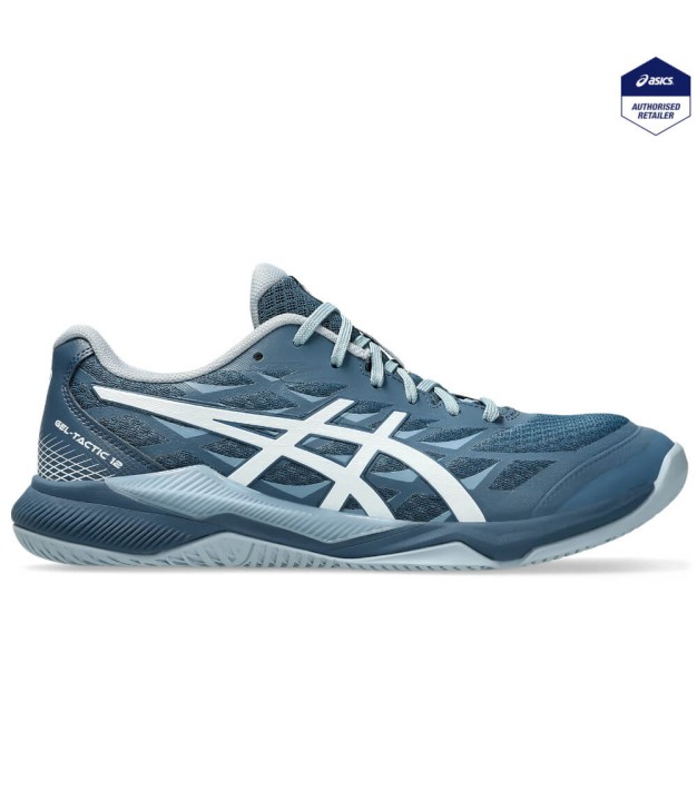 Asics Gel-Tactic 12 Men's Shoes, Vintage Indigo/White