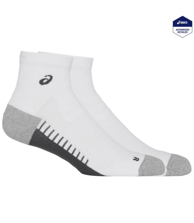 Asics Performance Run Sock Quarter, Brilliant White