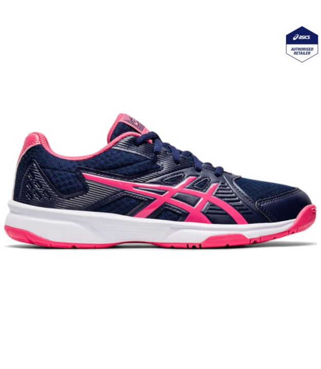 Asics Upcourt 3 Women's Indoor Shoes, Peacoat/Pink