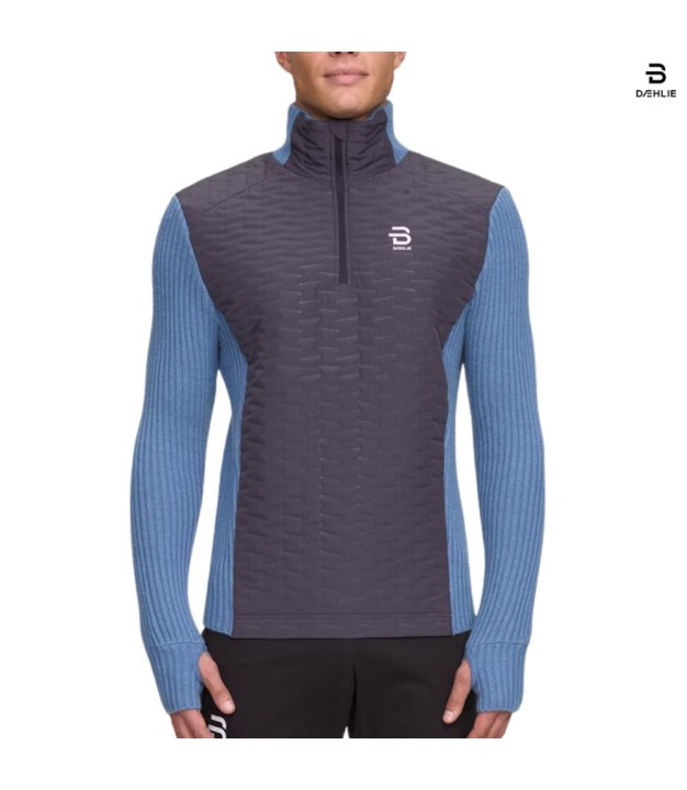 Bjorn Daehlie Half Zip Comfy 2.0 Men's, Elemental Blue