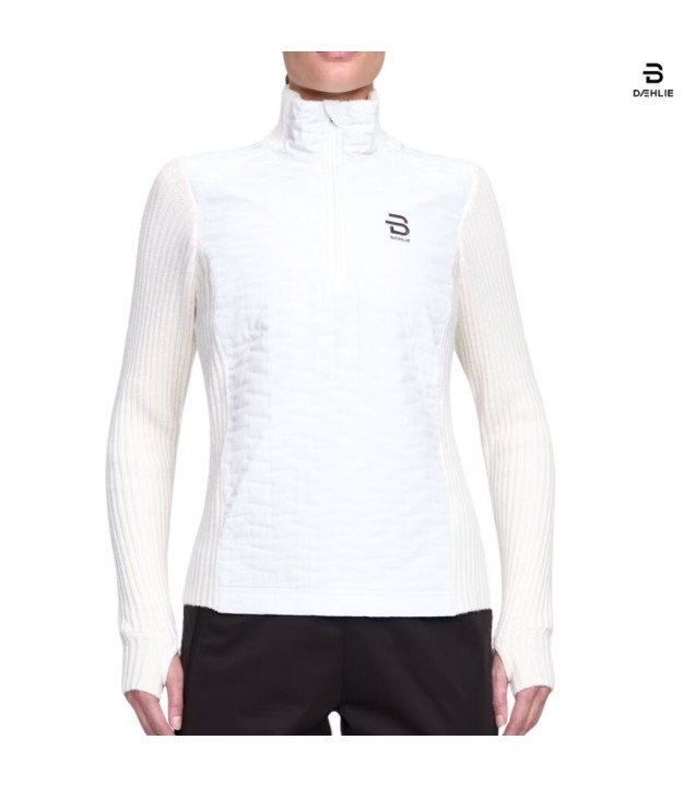 Bjorn Daehlie Half Zip Comfy 2.0 Women's, Snow White