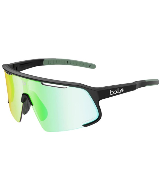 Bolle Speedchaser Sunglasses,  black matte phantom clear green photochromic