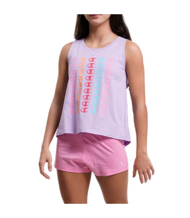 Champion Girls Set 2pcs, Purple/Pink