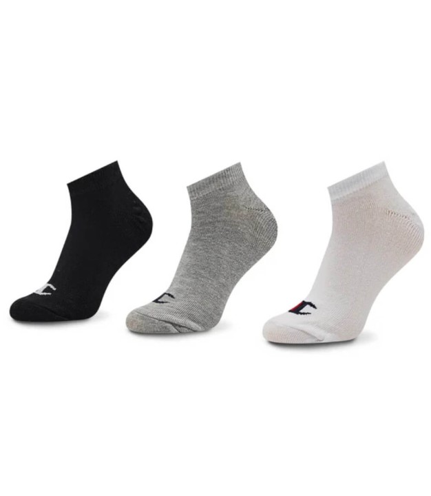 Champion Sneaker Kids Socks, 3-Pairs, Multi
