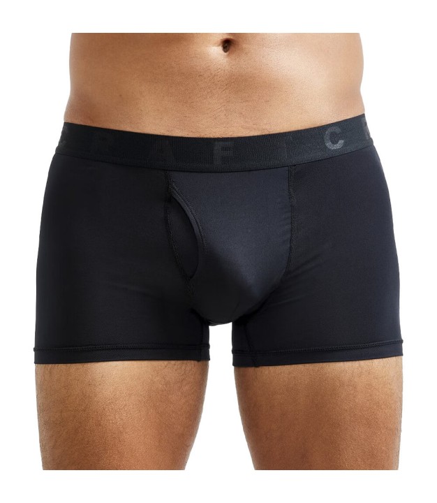 Craft Core Dry Men's Boxers 3-Inch 2-Pack, Black