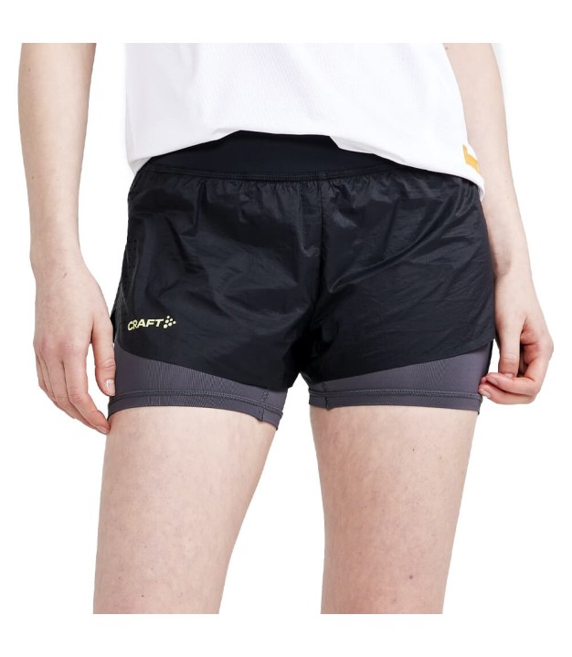 Craft CTM Distance 2in1 Women's Shorts, Black