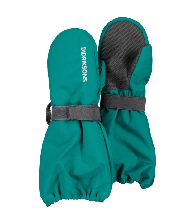 Didriksons Biggles Kid's Mittens, Petrol Green