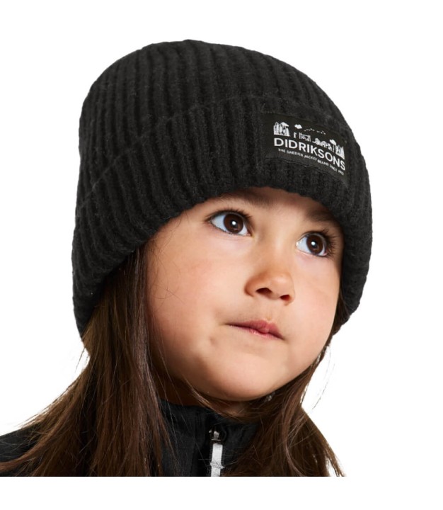 Didriksons Bus Kids' Beanie, Black