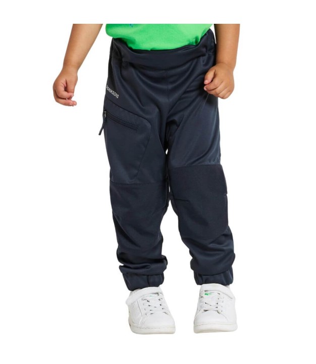 Didriksons Lövet Kids Softshell Pants, Navy