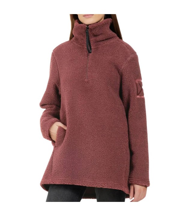 Didriksons Marina Women's Half-Zip, Old Rust