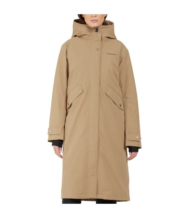 Didriksons Mia Women's Parka Long, Wood