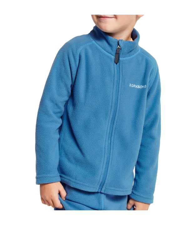 Didriksons Monte Kids Full-Zip, Corn Blue