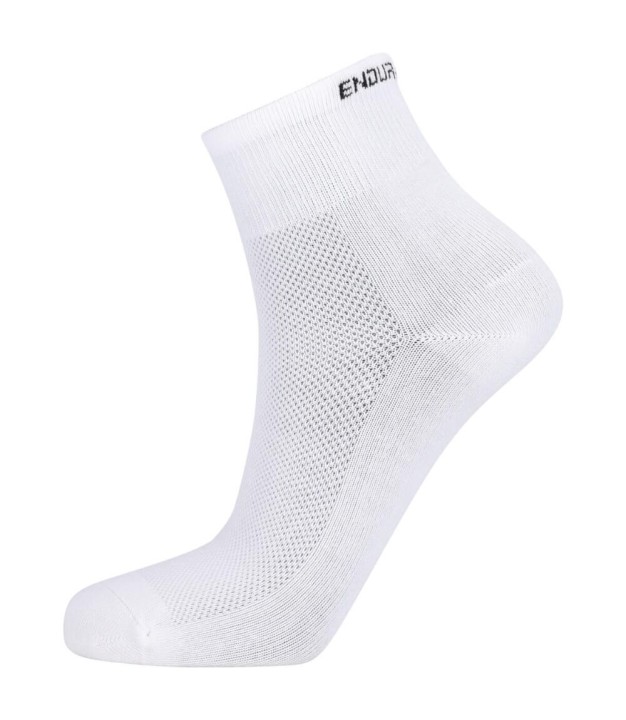 Endurance Alcudia Bamboo Quarter Run Socks 1-Pack, White
