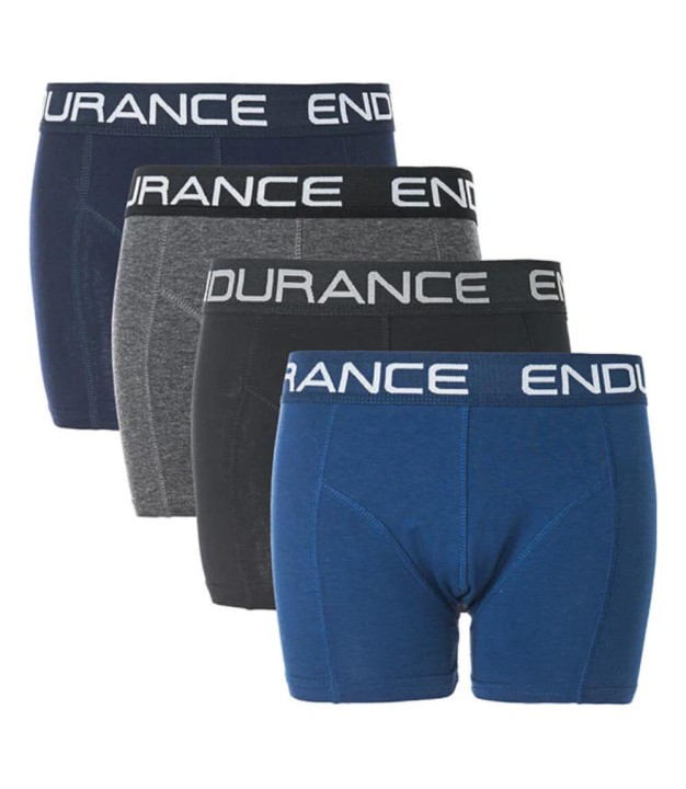 Endurance Burke Jr Boxershorts - 4 Pack, Multicolor