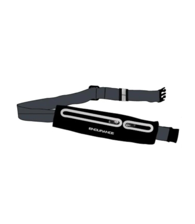 Endurance Goron Ultra Thin Waist Bag, Black