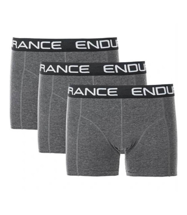 Endurance Men's Burke Boxershorts - 3pack, Grey