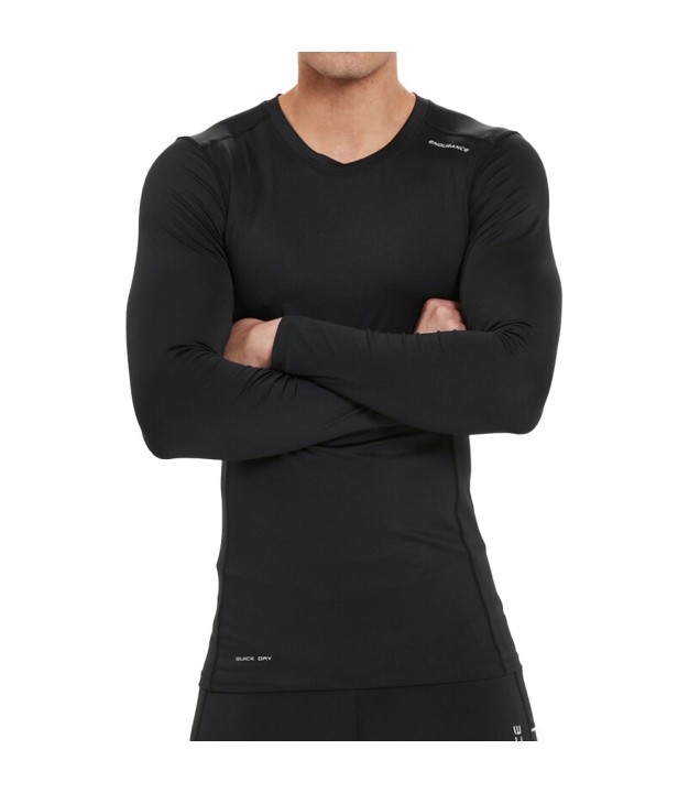 Endurance Power Men's L-S Tee, Black