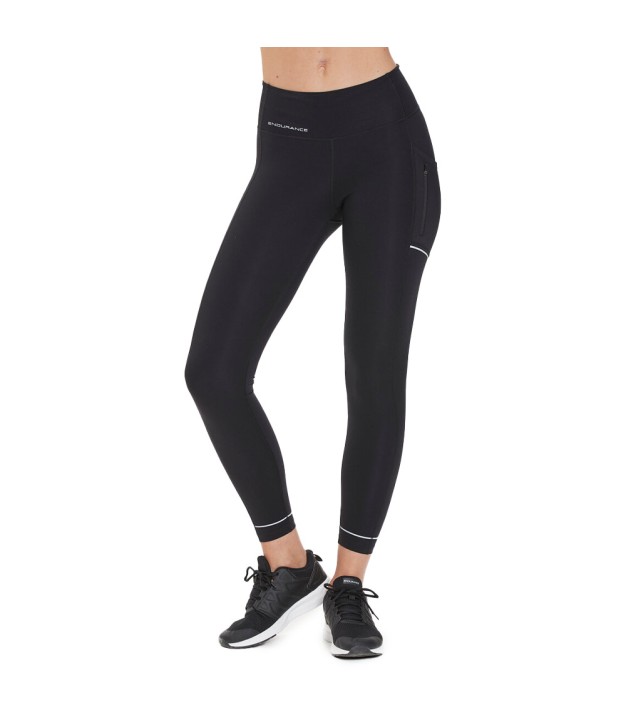 Endurance Thadea Women's Pocket Tights, Black