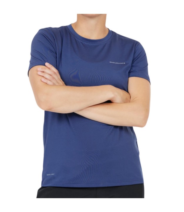 Endurance Yonan Women's Performance S/S Tee, Cobalt