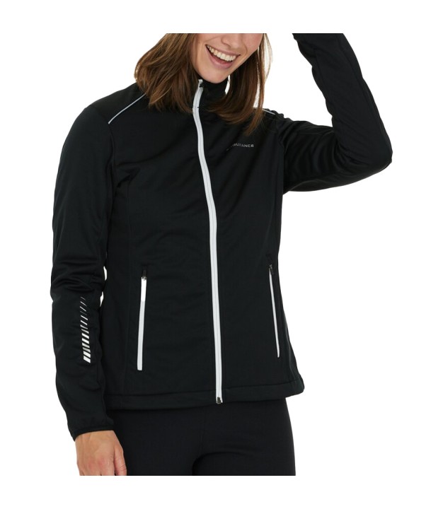 Endurance Zora Women's XCS Softshell Jacket, Black