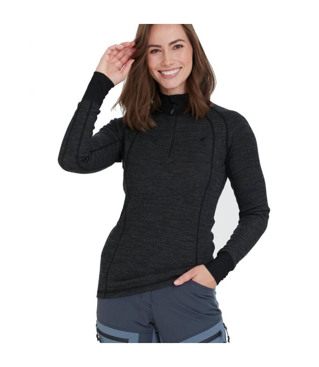 Endurance Candee Women's Merino Wool Ski Pulli, Nightshade