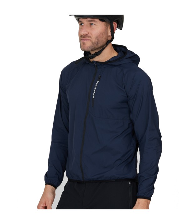 Endurance Ditlev Men's Cycling/MTB Jacket W/Hood, Dark Sapphire