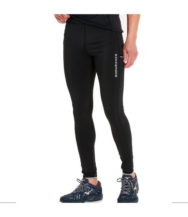 Endurance Energy Men's Long Tights, Black