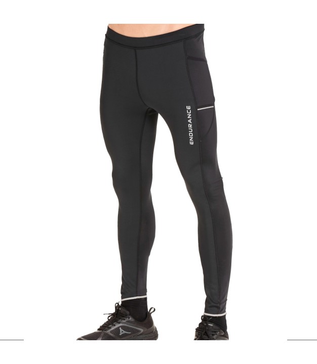 Endurance Energy Men's Windblock Tights, Black