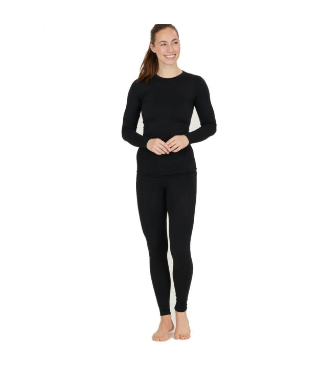 Endurance Mall Women's Seamless Underwear Set, Black