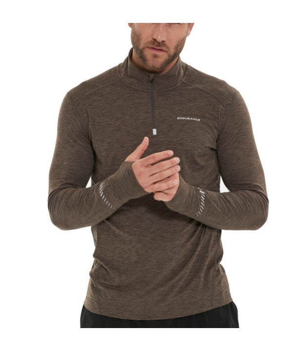 Endurance Tune Melange Men's Midlayer, Wren