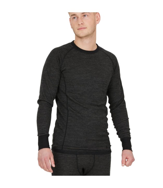 Endurance Whistler Bradley Men's Baselayer Top, Dark Grey