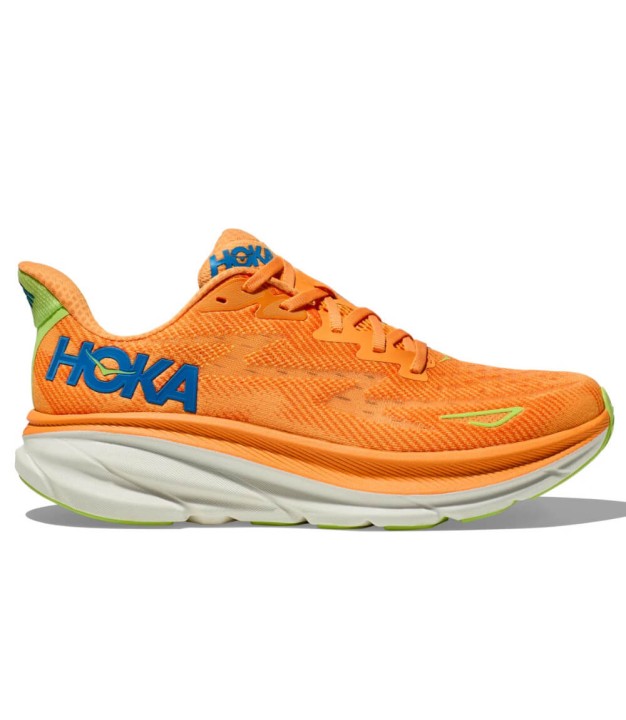 Hoka Clifton 9 Men's, Solar Flare/Lettuce