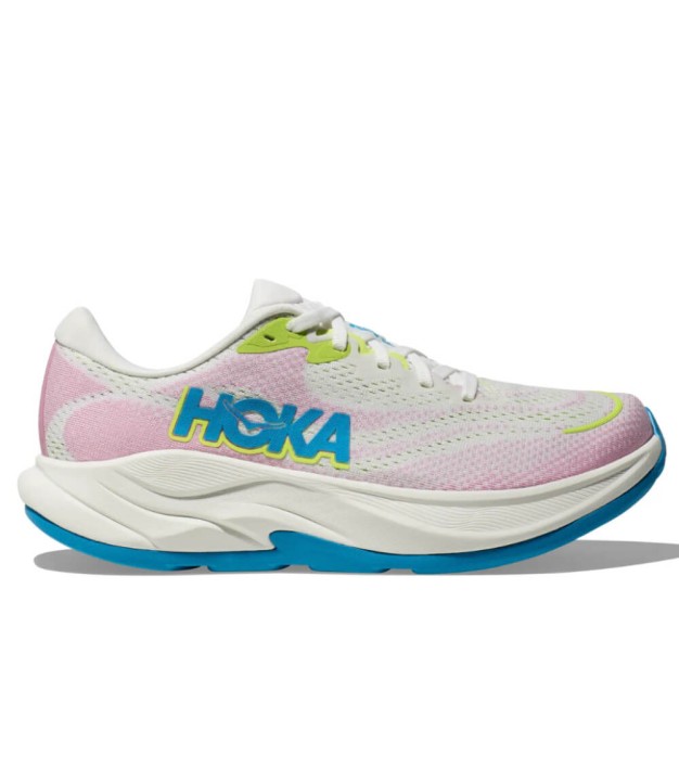 Hoka Rincon 4 Women's Shoes, Frost/Pink Twilight