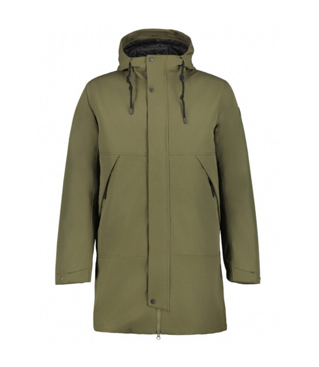 Icepeak Aikas Men's Parka, Dark Olive