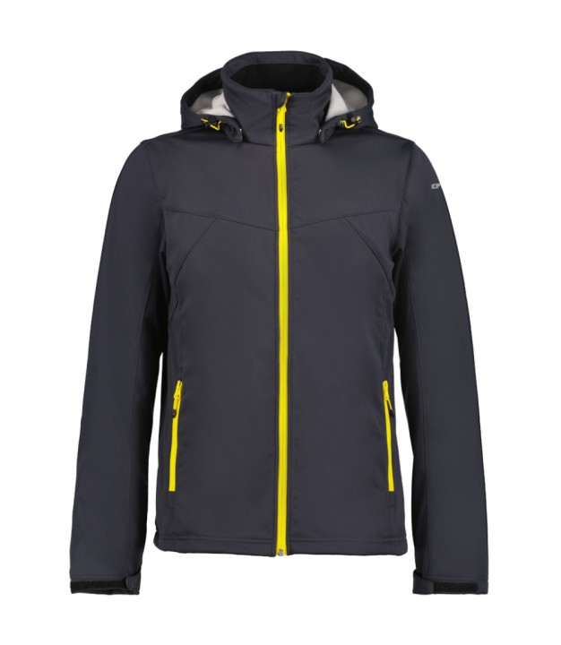 Icepeak Biggs Men's Softshell Jacket, Anthracite
