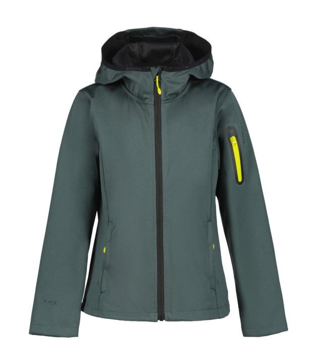 Icepeak Kanorado Jr Boys Softshell Jacket, Dark Green