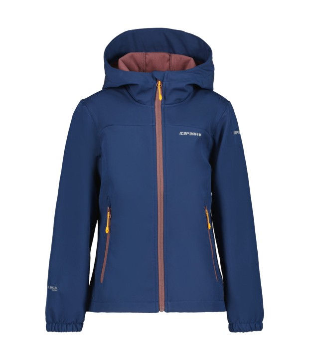 Icepeak Kobryn Jr Girls Softshell Jacket, Blue