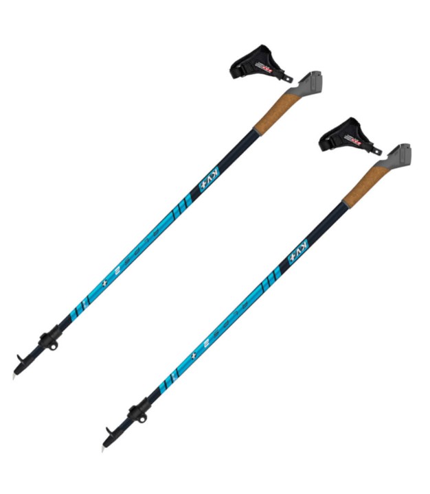 KV+ Alps 2 Nordic Walking Poles, 2 Section Telescope, 100-130cm