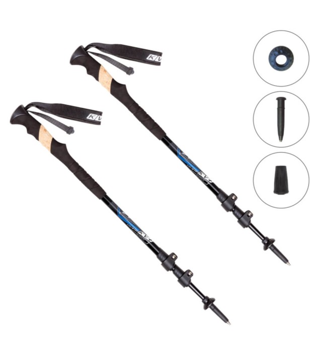 KV+ Aurora 3 Section Telescopic Poles 95-130 cm